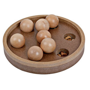 Jouets d'occupation en bois chien et chat