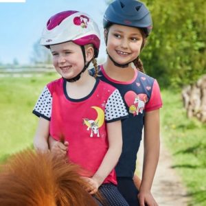 T-shirt Vinni Filles d'équitation avec licorne