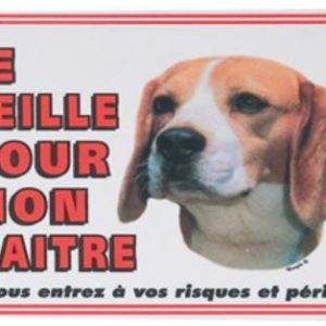 Plaque de garde Beagle