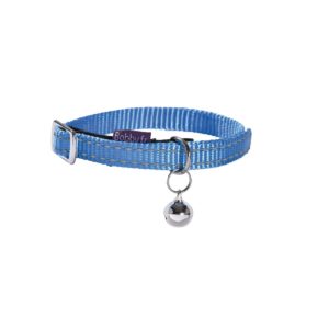collier chat safe bleu
