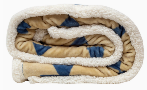 Collection plaid couvre-lit en sherpa couleurs amérindiennes
