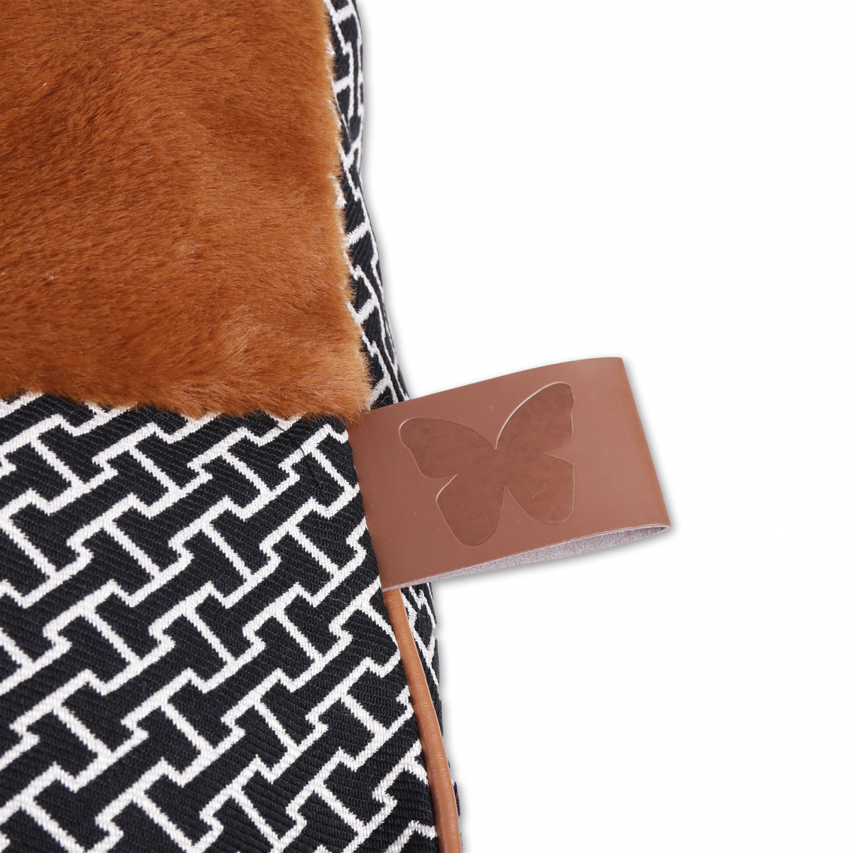 Coussin épais Collection Avenue Montaigne Rouge ou Marron – Image 4