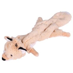 peluche pour chien renard plat