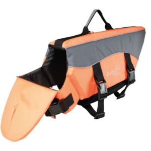 Gilet de sauvetage orange Doogy pour grand chien